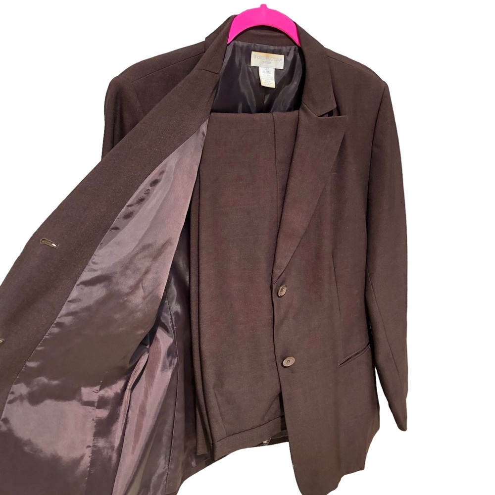 Worthington Brown Business Jacket (14P) & Pant (8) 2-pc *Suit